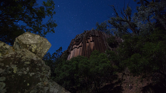 Sawn Rocks at Night