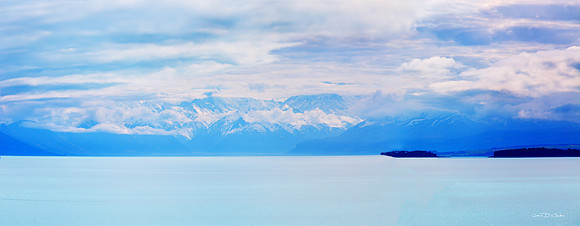 Lake Pukaki Snow Mountains